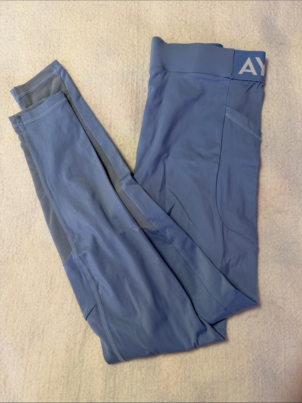 AYBL High-Waist Leggings in Slate Blue